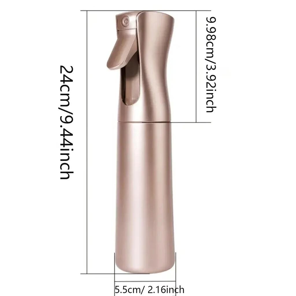 1ks Kadeřnická delší sprejová láhev Prázdná Plnitelná mlžná láhev Salon Kadeřnické nástroje Rozprašovač vody Krása