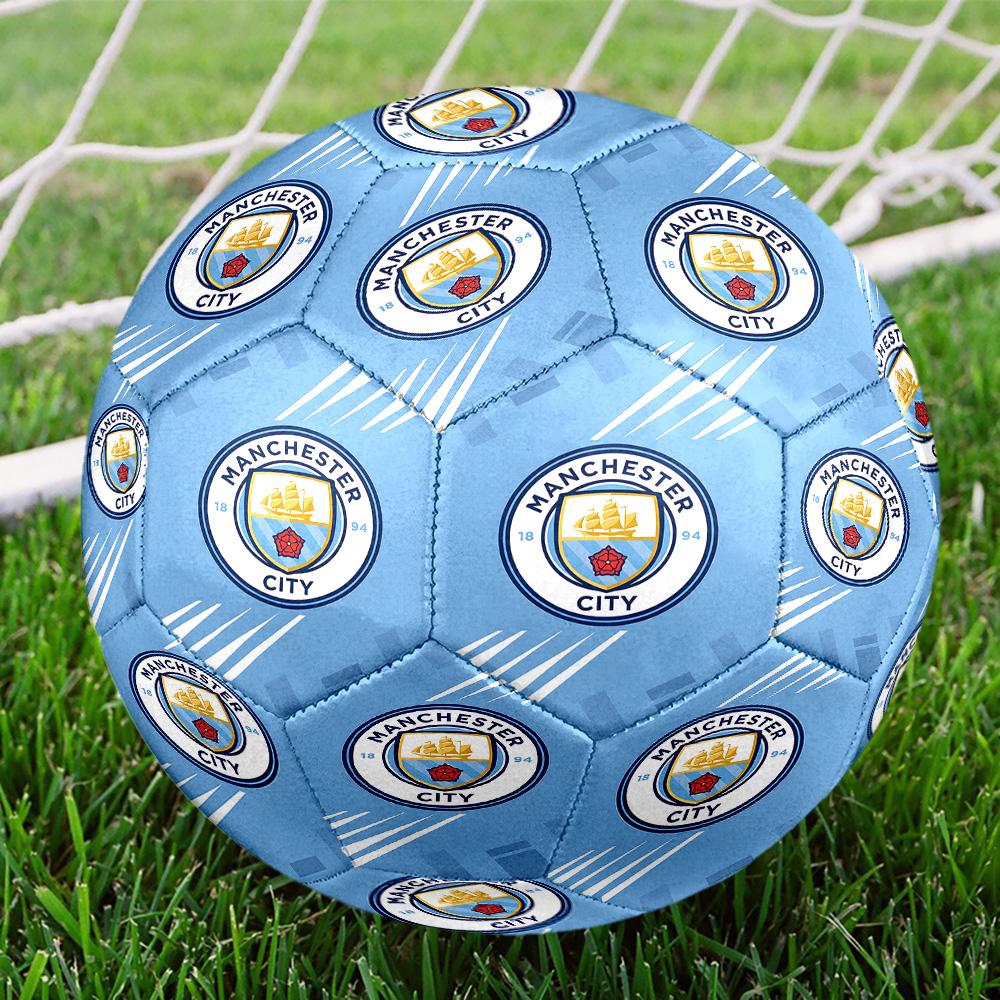 1pz Scudo Manchester City Pallone da Calcio di Qualità, Misura Standard 5 Adatto per Adulti, Studenti e Adolescenti per Allenamento e CompetizioneYUG4