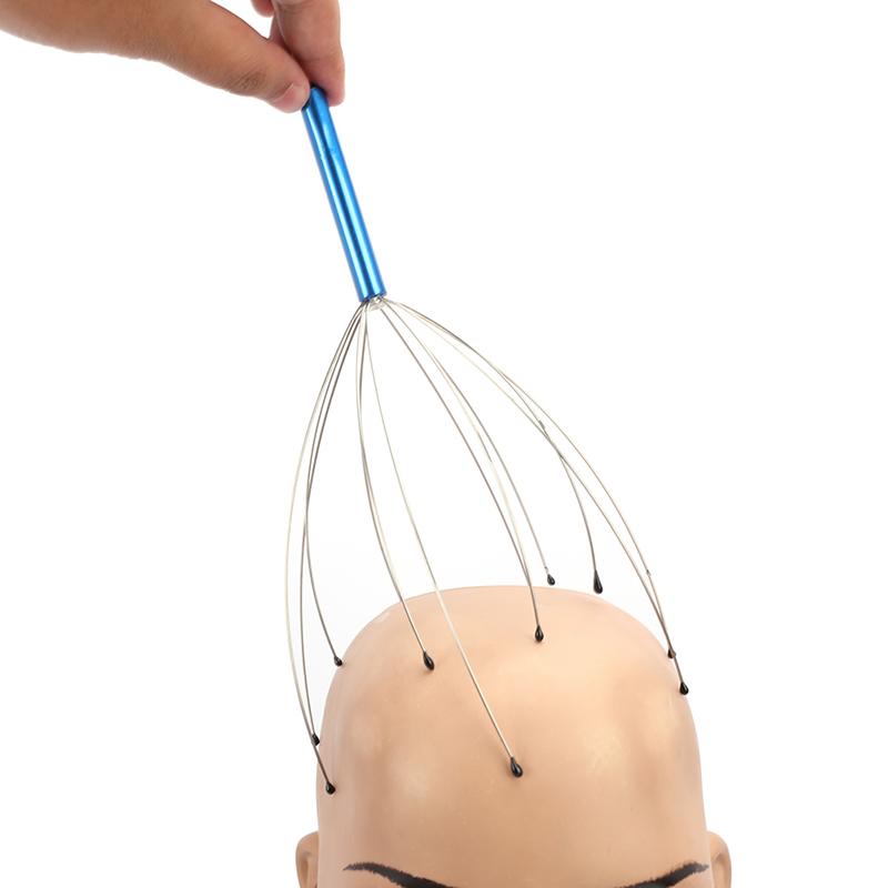 Comfort Head Neck Scalp Massager Massage Octopus Equipment Stress Release Tool