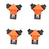 4Pcs Woodworking Corner Clamp 90 Degree Right Angle Clip Furniture Connection Fixing Tools