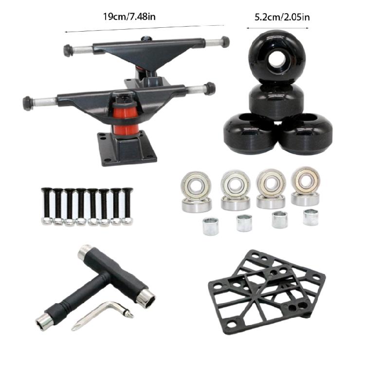 Professional Aluminum Alloy Skateboard Trucks Gullwing Axles Light Weight High Performances Outdoor Riding Essential