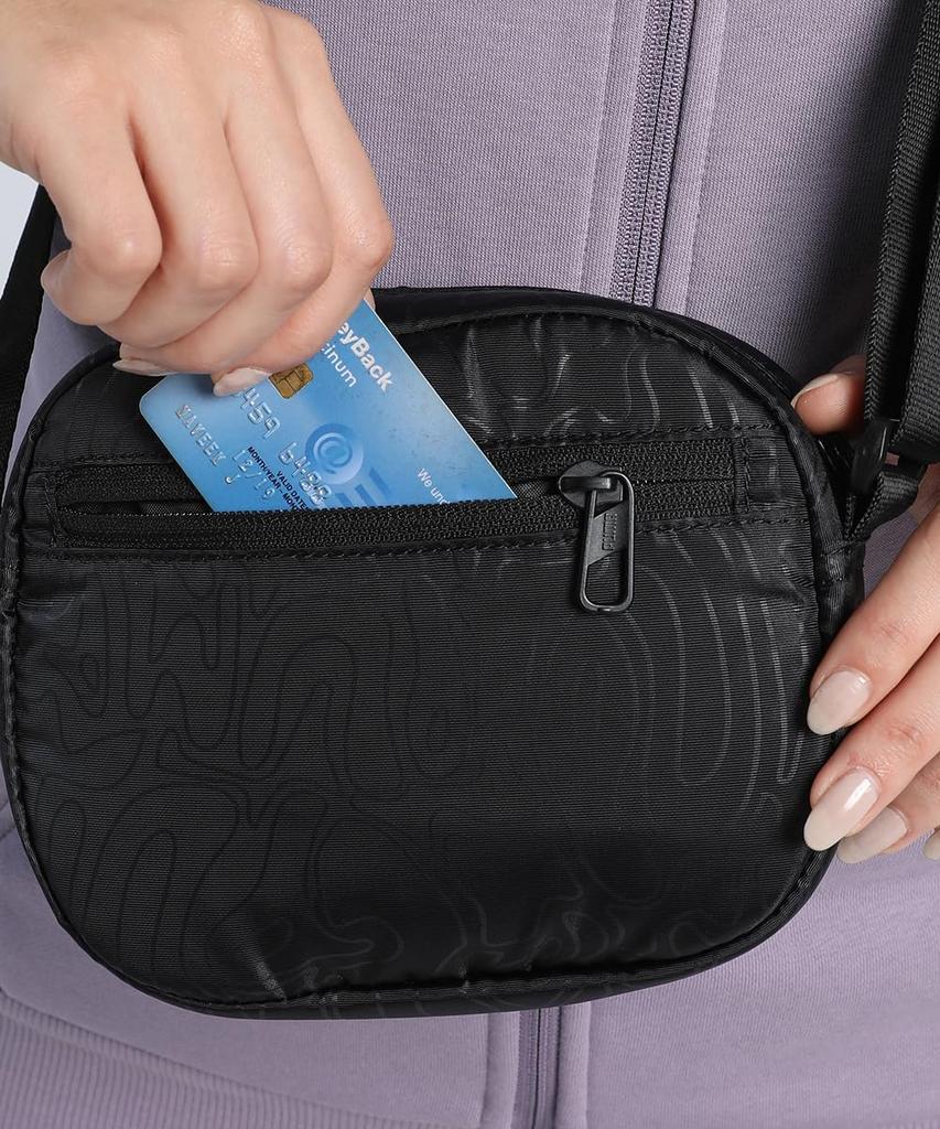 Puma POP Crossbody 2025 taška, Dámská, 091338, Jarní/Letní barva, Černá/Graffiti, AOP(01)