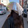 French Retro Sun Hat Quick Drying Peaked Cap Fashion Headscarf Hat  for Women Spring and Summer