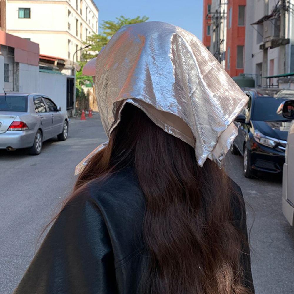 French Retro Sun Hat Quick Drying Peaked Cap Fashion Headscarf Hat for Women Spring and Summer