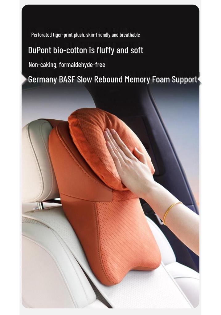 Maybach Second-Gen Car Headrest & Lumbar Pillow for Tesla & Xiaomi