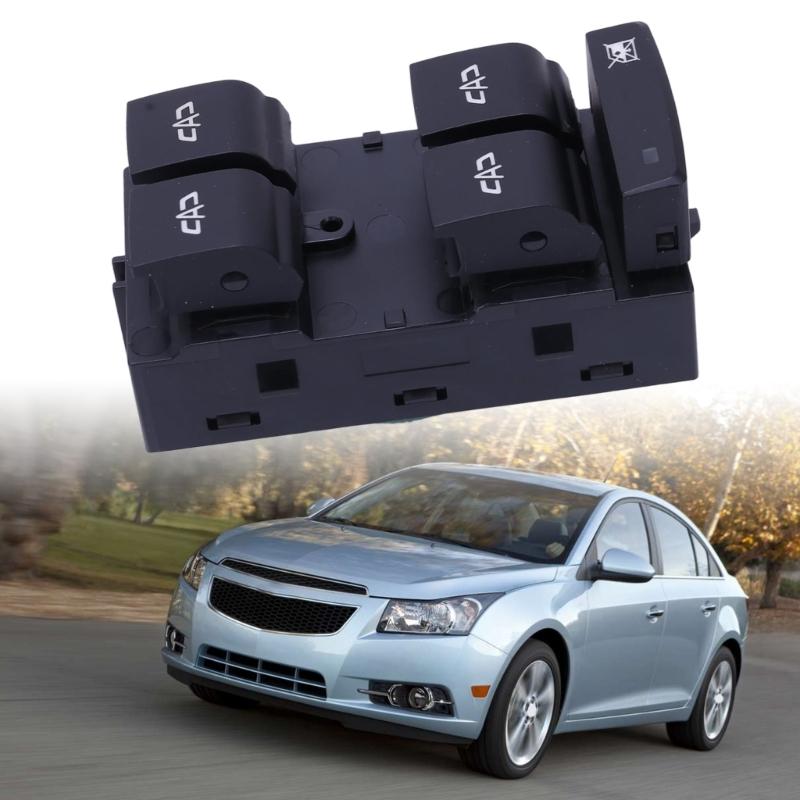 26211277 26211281 Electric Window Switches Panel, 12V Replacement Assembly with Four Window Buttons, Lock Function