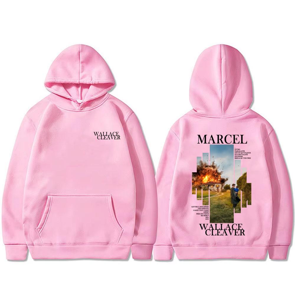 Rapper Wallace Cleaver Marcel Album Graphic Hoodie Unisex Hip Hop Fashion Pop Music Sweatshirt Male Fleece Cotton Pullovers