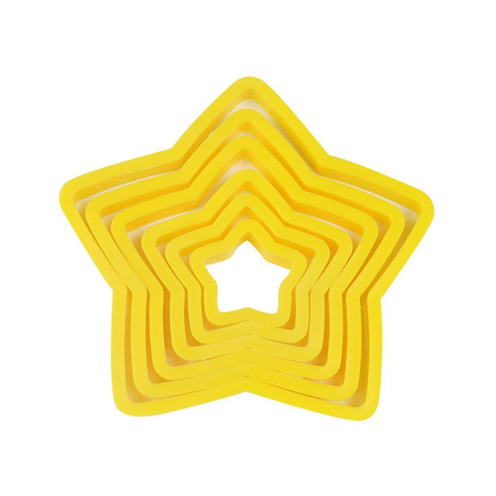 

6 шт./компл., форма для формочек для рождественской елки, пластиковая форма для изготовления печенья «сделай сам», 3D новогодняя форма для печенья, пряников, штамп, инструмент для выпечки