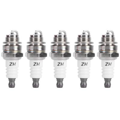 5 pezzi di candela di accensione L7T adatte per soffiatore decespugliatore BM6A BPMR7A RCJ6Y RCJ7Y WSR5F 33cc-49cc