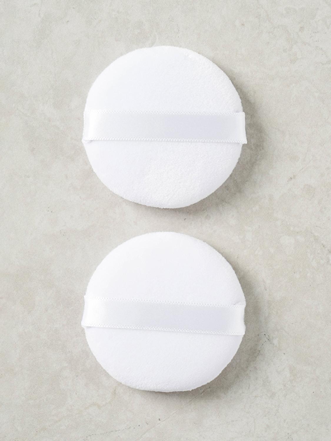 2-Pack Microfiber Powder Puffs 1ea