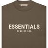 Fear Of God Essentials FW22 Tee Dress Wood Logo Print Women Dresses Wood-Brown FOG-FW22-396