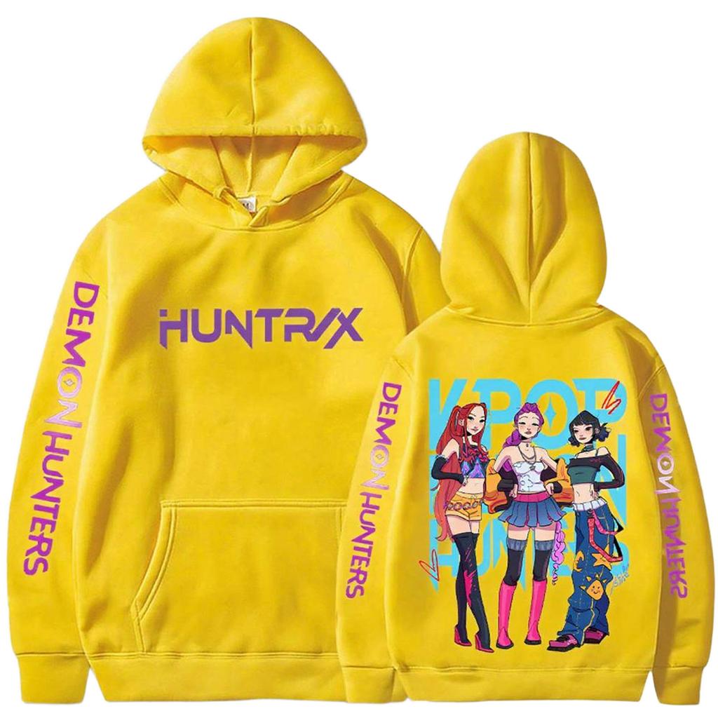 Women's Printed Round Neck Pullover Sweatshirt Hooded Drawstring Sweatshirt Top