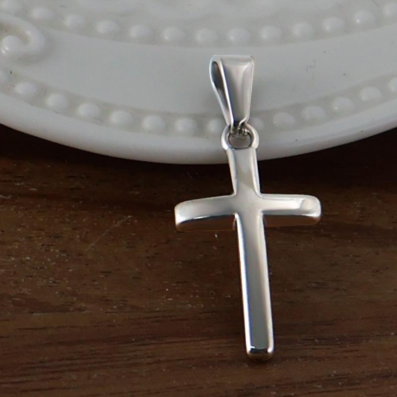 Yori 2 Stück Edelstahl Schlüssel Herz Anker Kreuz Anhänger Vakuum Galvanik 18K Gold Farbe Ofenfest