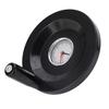 16 X 160mm Digital Handwheel Aluminum Round 0 To 9 Dial Hand Wheel with Indicator
