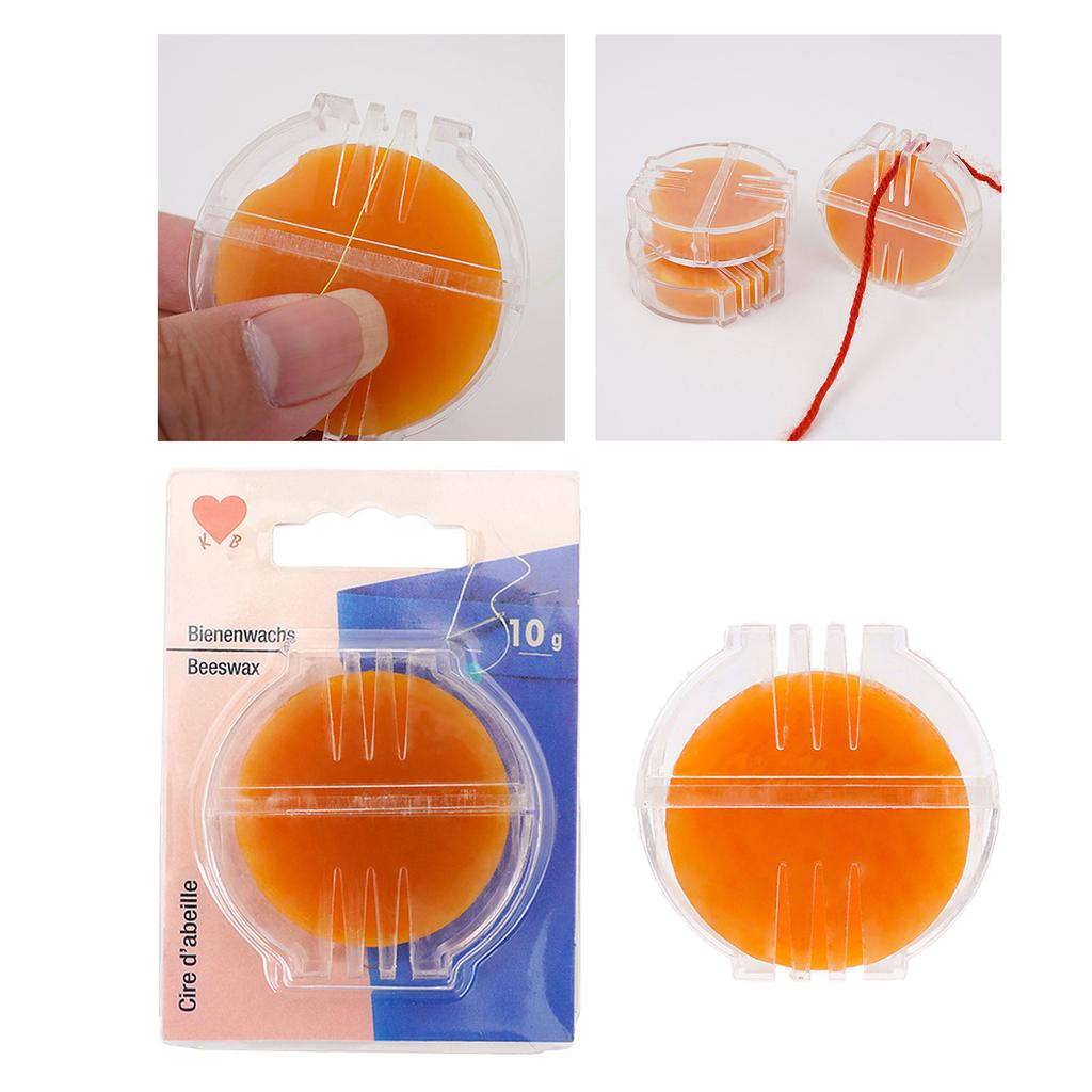 Thread Conditioner with Clear Case Sewing Thread Conditioner for Hand Quilting Embroidery Strengthening Sewing Line