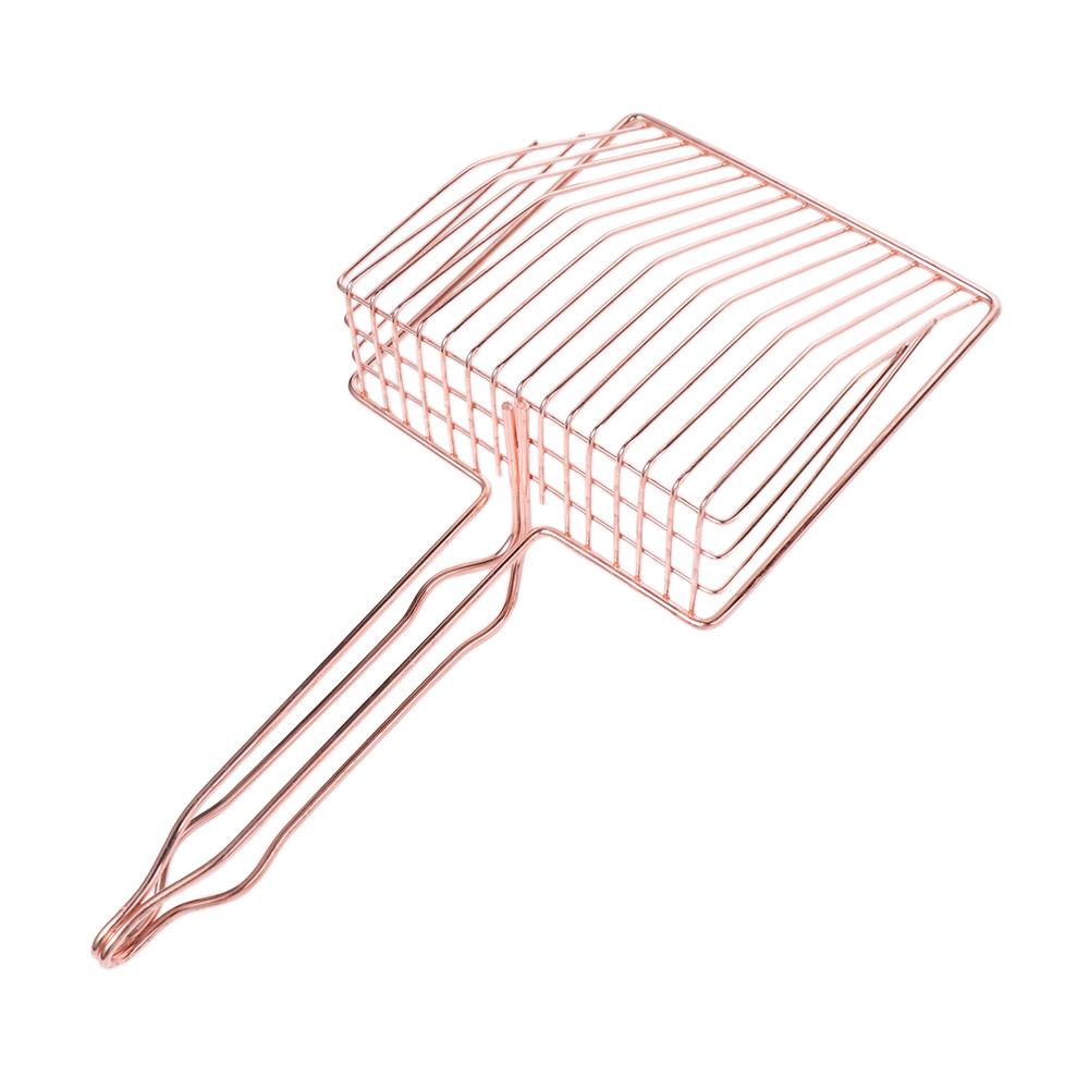 Metal Cat Litter Shovel Long Handle Kitten Litter Sand Shovel Waste Poop Cleaner  Home