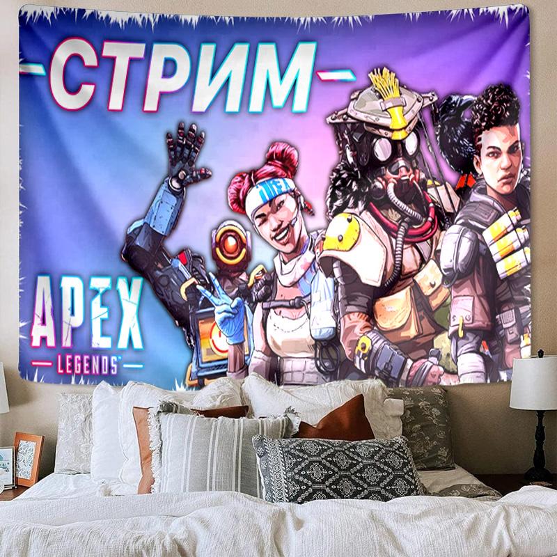 Apex Game Printed Tapestry, Unique Design Tapestry, Wall Decor for Bedroom,Livingroom, Playroom,Heartwarming Fan Holiday Gifts