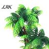 Realistic Aquarium Plants Artificial Plants, Miniature Plastic Coconut Trees, Safe Fish Tank Landscape Accessories for Betta Shrimp Turtles
