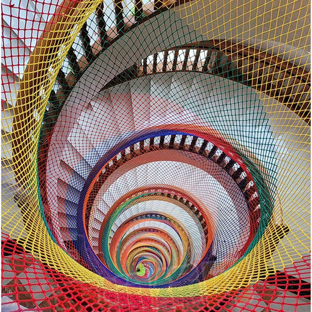 Balcony Rope Net Stair Anti Fall Net New Fence Protection Net  Kids