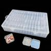 64-Grid Large Capacity Storage Box for Desktop Organization - Perfect for Beads, Nail Art, and Crafts.