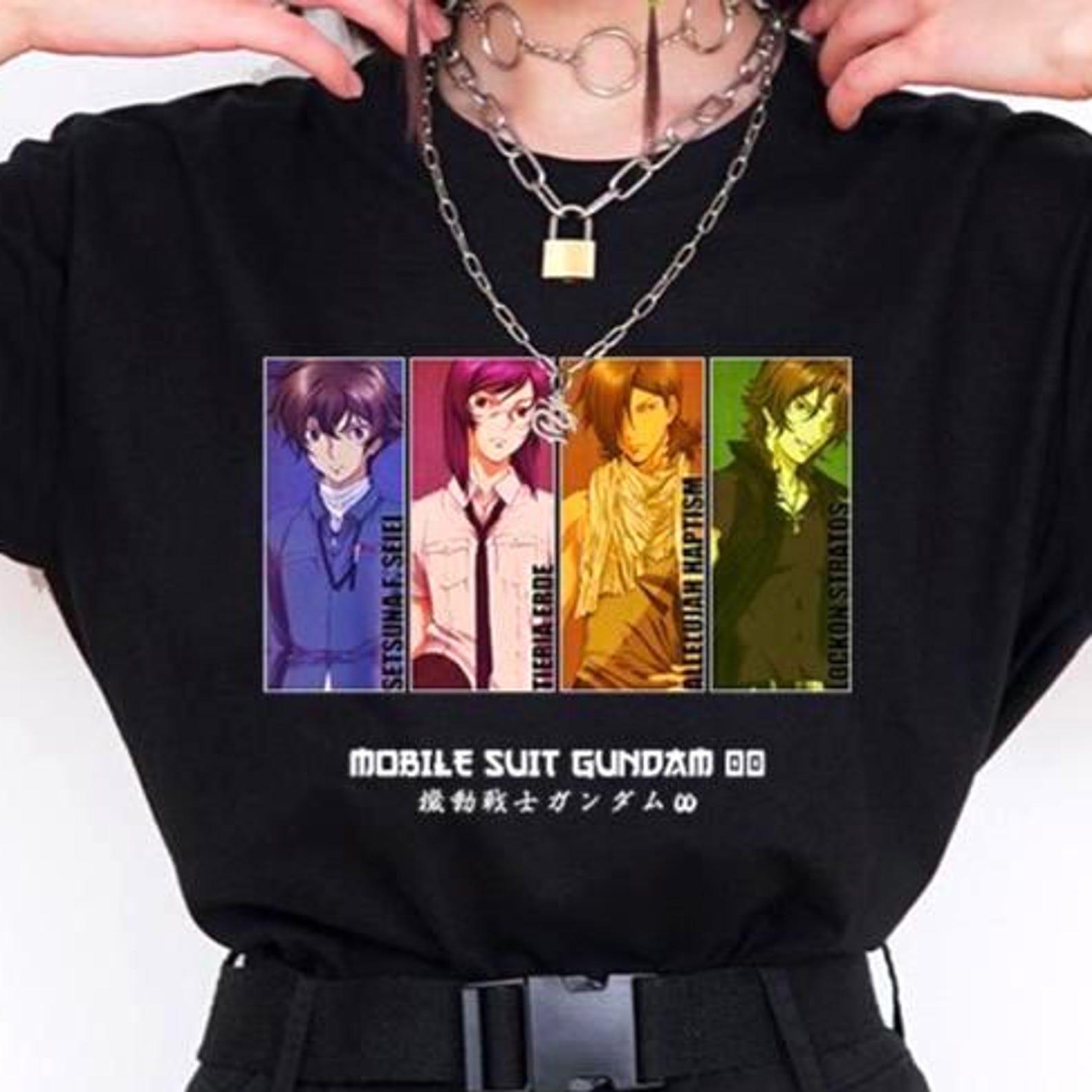 Mobile Suit Gundam Shirt - 90s Anime T-shirt,Gundam Tee S