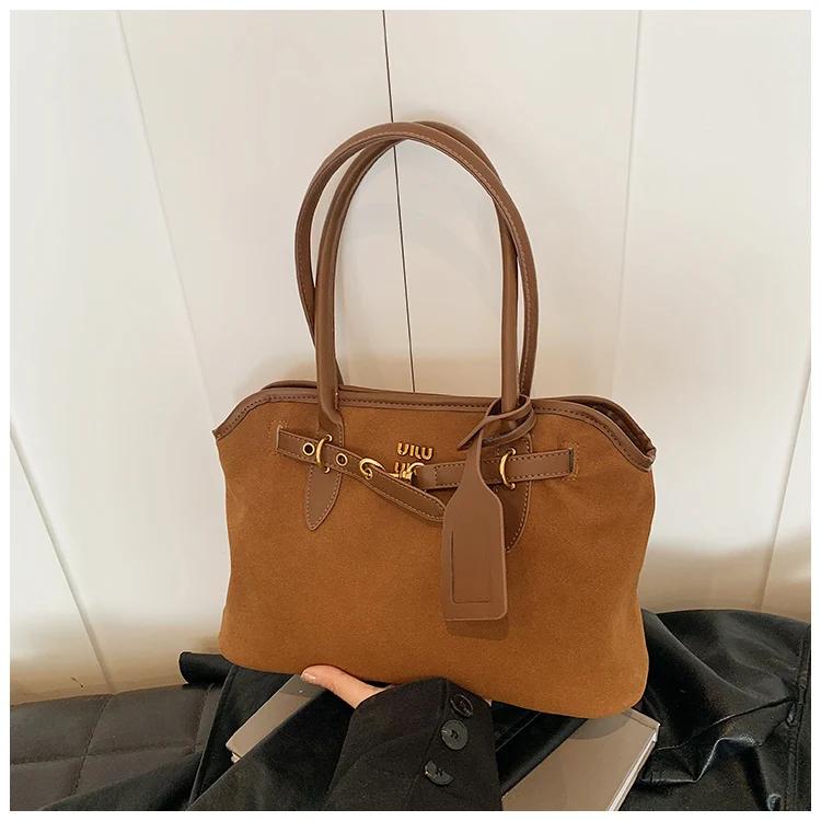 

Однотонная женская сумка через плечо из ПУ, повседневная сумка большой вместимости, женские сумки