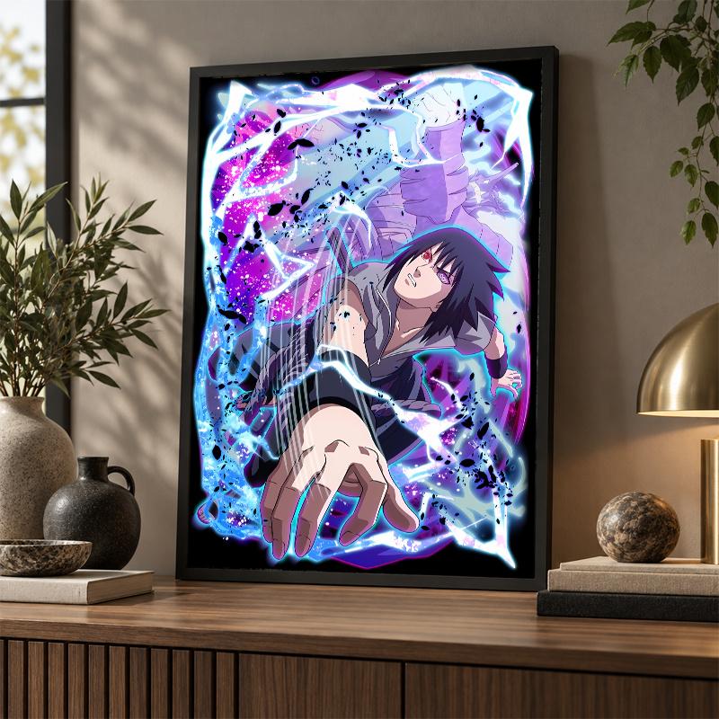 Sasuke Uchiha Diamond Painting Kit 5D Full Drill DIY Diamond Mosaic Wall Art Home Decor