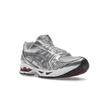 Asics Gel Kayano 14 Pure Silver Red Unisex Sneakers White 1201A019-104