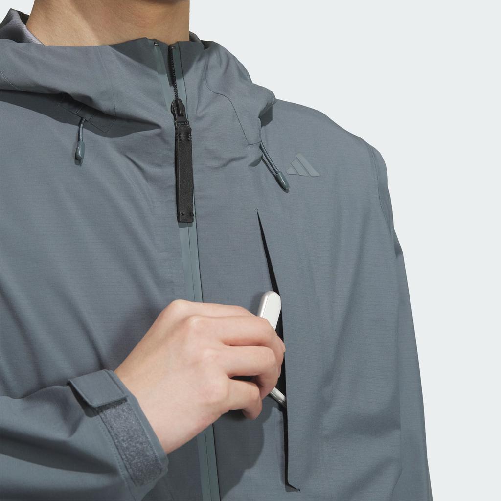 adidas Jackets Men's Oxide Blue Hooded Moderate Other KB7319