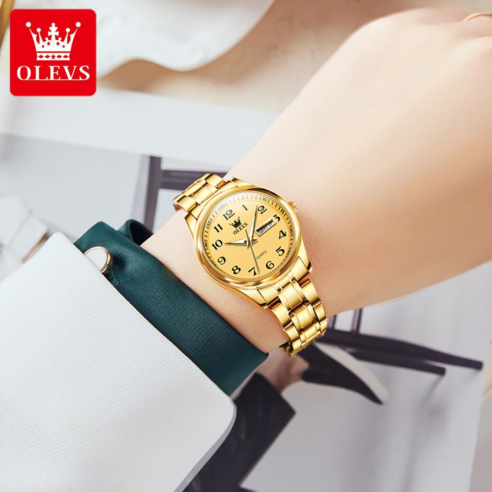 OLEVS Brand Ladies' Watch Quartz Watch Calendar Week Waterproof 5567