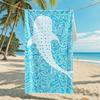 Ultra Absorbent Microfiber Beach Towel With Sea Turtle Print Quick Dry Large Size 70x140cm Pool Vacation Travel