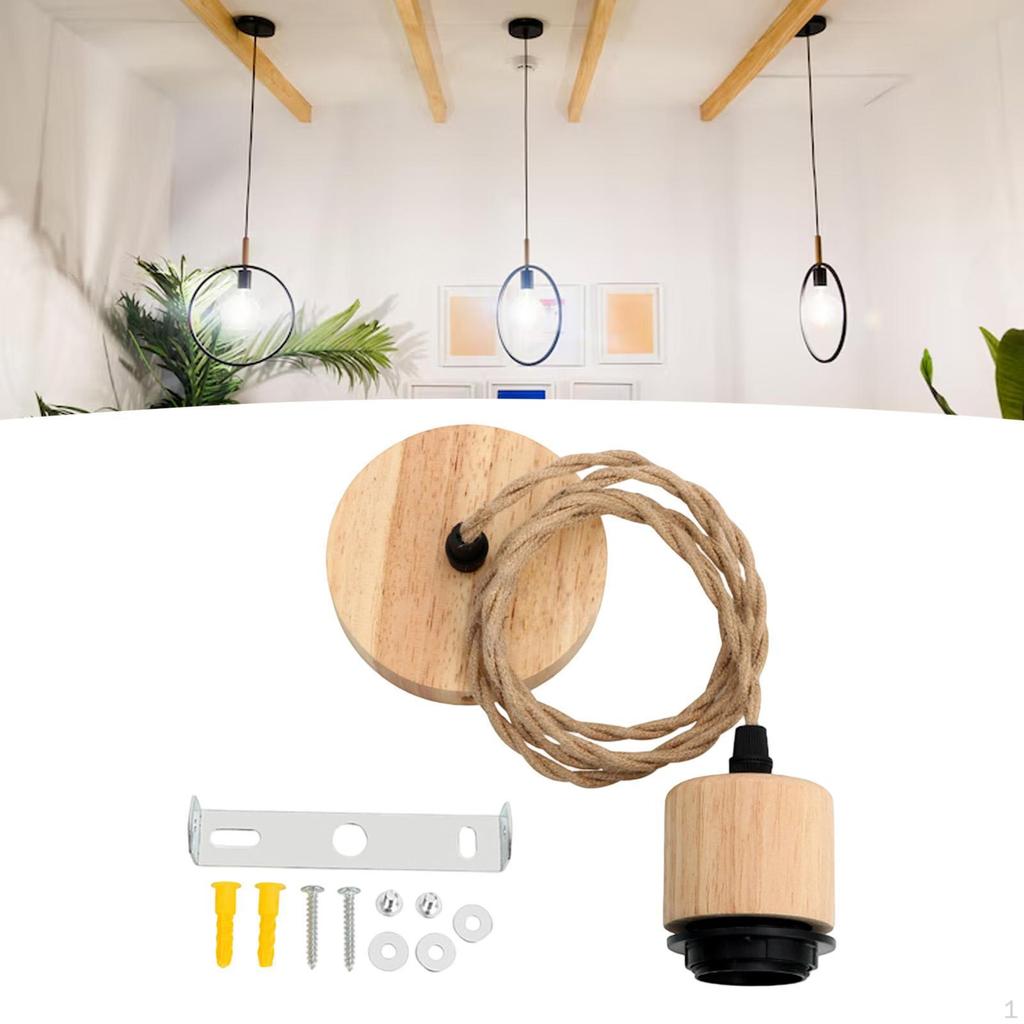 E27 Light Cord for Pendant Lamp Installation in Living Room