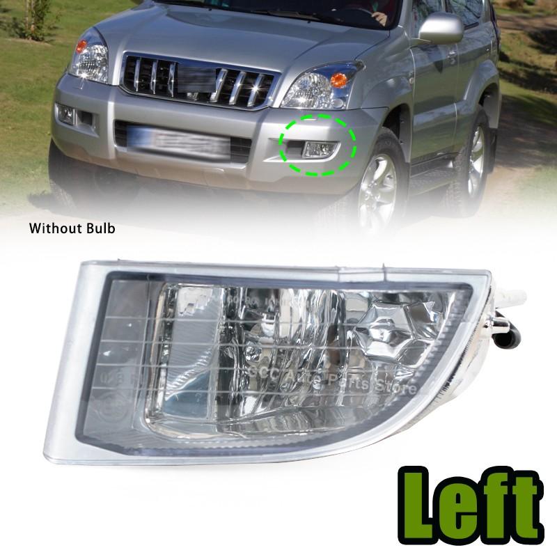 Left Fog Light Fog Lamp Cover For Toyota Land Cruiser Prado 120 2002-2009