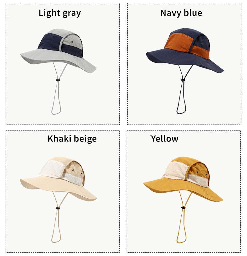Unisex Cotton Bucket Hat Breathable Summer Sun Hat Men Casual Fisherman Cap For Fishing Hiking Jogging Travel Gorras Hat