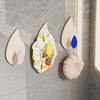 4Pcs Self Adhesive Wall Hooks Towel Coat Hangers Strong Load-bearing Simple Installation Bathroom Shower Storage Hooks