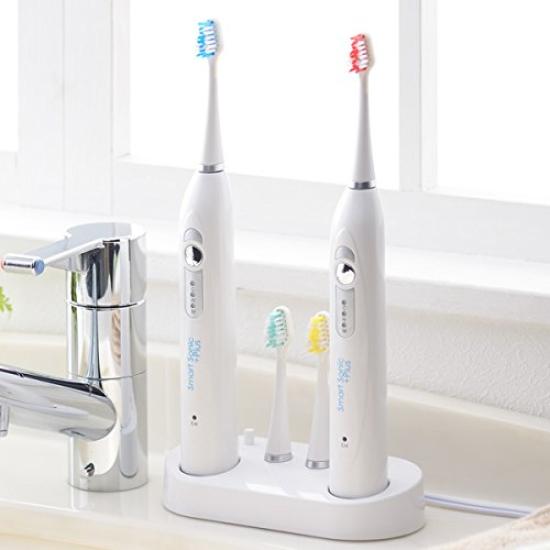 2 üniteli Smart Sonic Plus W Şarjlı Elektrikli Diş Fırçası Sonic Diş Fırçası
