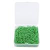 200 Pcs Leaf Shaped Paper Clips Cute Fun Bookmark Paperclip Planner Clips with Transparent Box for O
