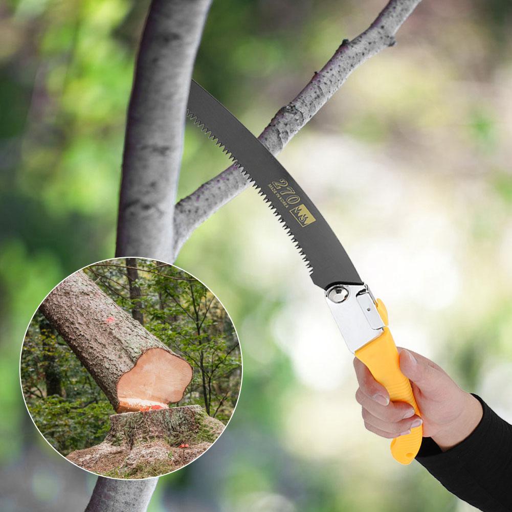 280mm Fällbar Handsåg Träsågning Fruktträd Beskärning Trimning Trädgårdsverktyg(#1)