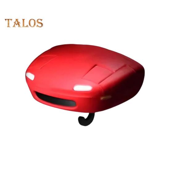 

Настенный держатель для ключей в форме автомобильной фары, простая установка, органайзер для ключей, домашний декор красный