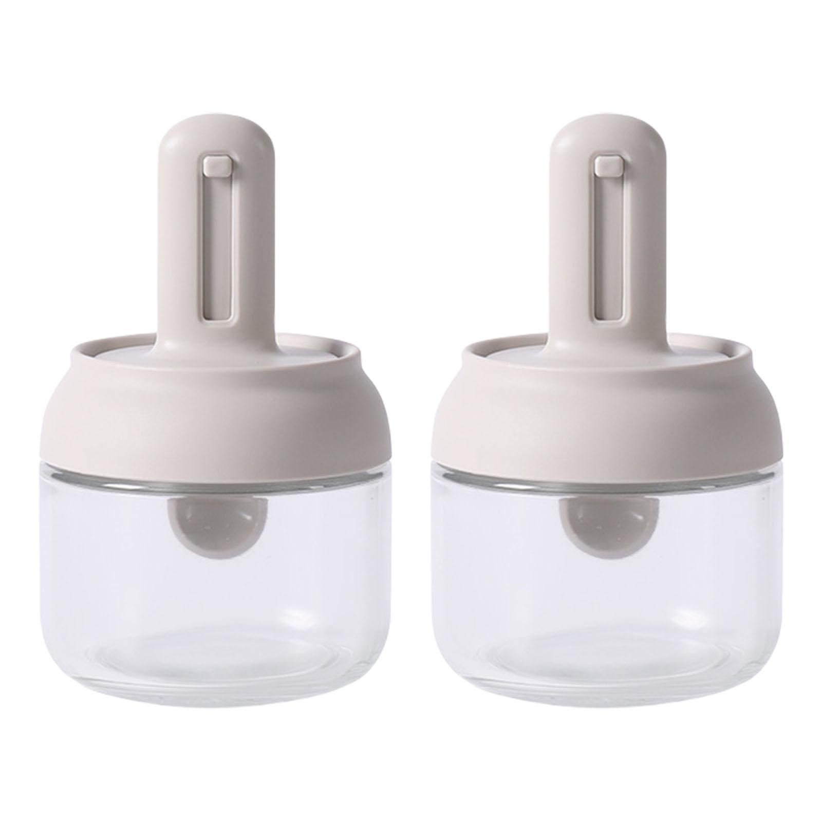 

Набор из 2 выдвижных ложек, стеклянные банки для специй с герметичной крышкой для хранения на кухне и в кладовой, а также предметы первой необходимости для кемпинга на открытом воздухе