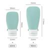 60/90ml Empty Bottle Portable Silicone Travel Bottle Leak Proof Squeezable Liquid Refillable Lotion Bottle Shampoo Container