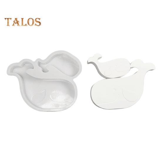 Silikonová forma velryba Flexibilní forma na mýdlo velryba 3D odlévací forma velryba pro pryskyřici Výroba svíček DIY Cementové sádrové řemesla