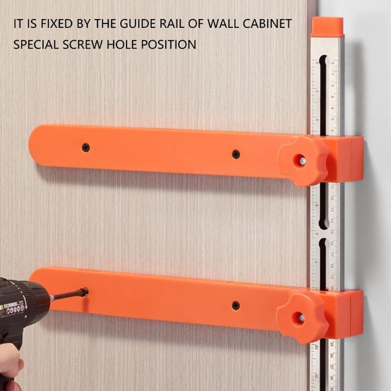 Schubladenführung Einbauwerkzeug Verstellbare Schnelleinstell-Positionierhilfe Für Holzbearbeitung Schrankbau Schienenmontage