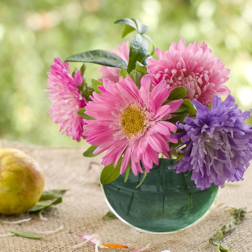 Round Dry Flower Foam 8Pcs 9cm Floral Dry Foam Half Balls For Artificial Flower Plant Wedding Bouquets Party Decoration