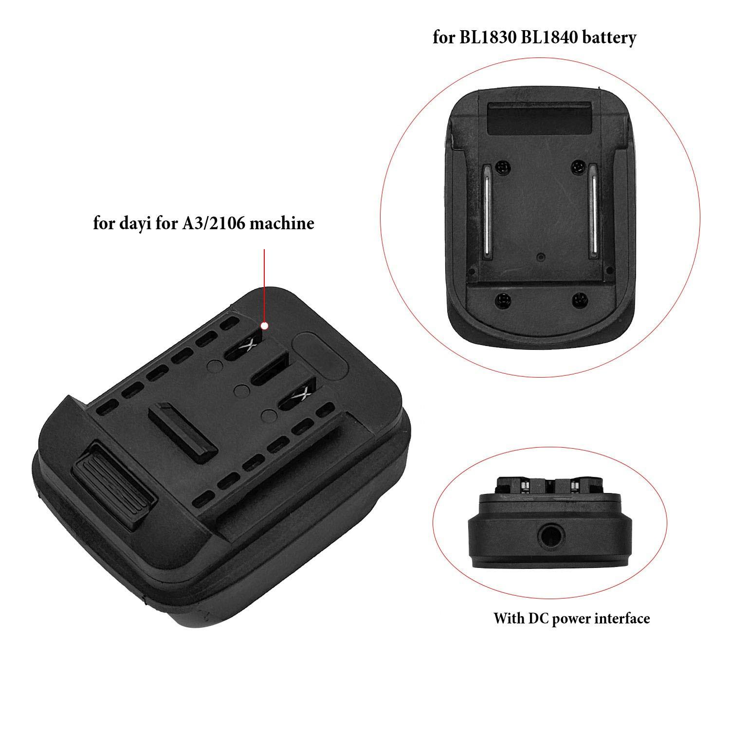 

BL1830 Адаптер для аккумулятора с разъемом Простая установка