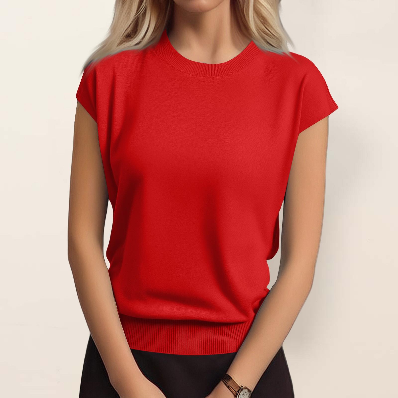 

Футболки для женщин, модные трикотажные свитера с круглым вырезом, свободная рубашка, футболка One Size