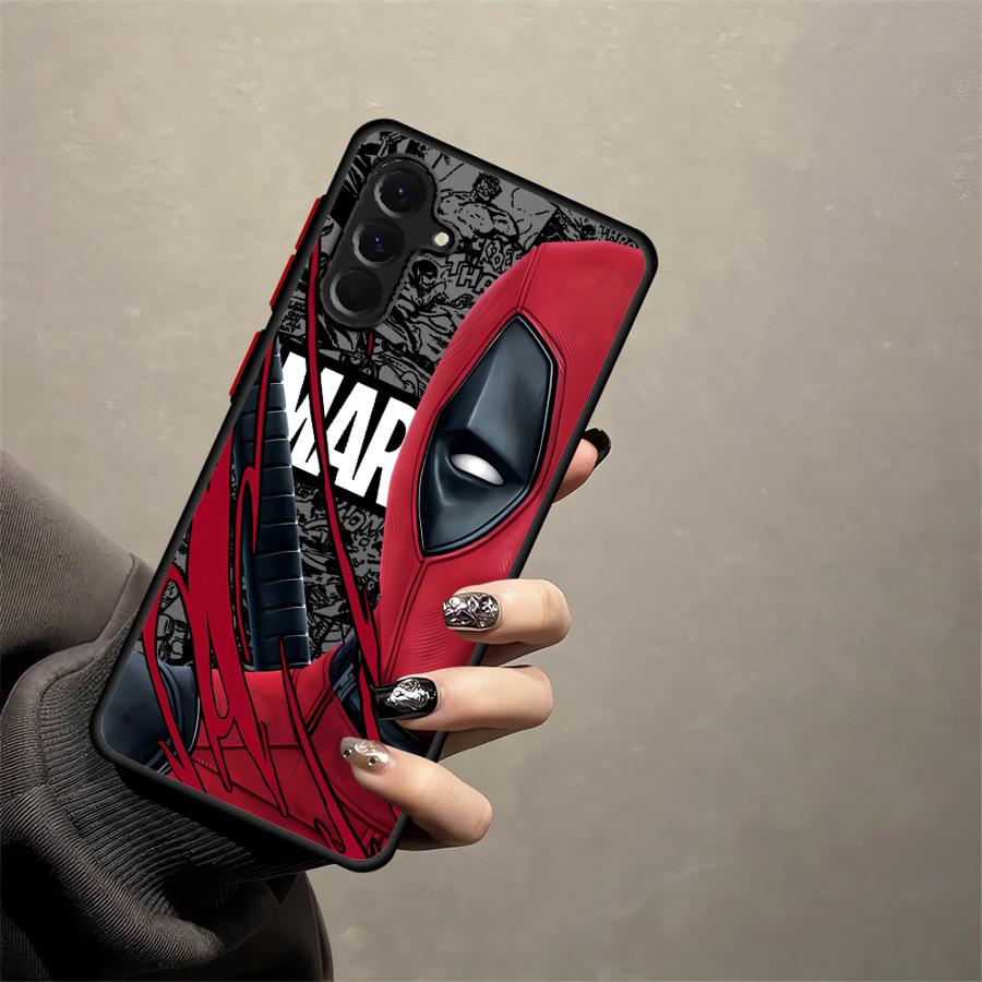Case for Samsung Galaxy A53 A34 A52 A56 A54 A35 A36 A25 A26 A21s A24 A73 A22 Back Phone Cover Marvel Venom Deadpool