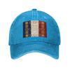 Napoleonic French th RegiUnisextal Flag Washed Denim Cap Casual Baseball Caps Adjustable Hat Summer Unisex Baseball Hats