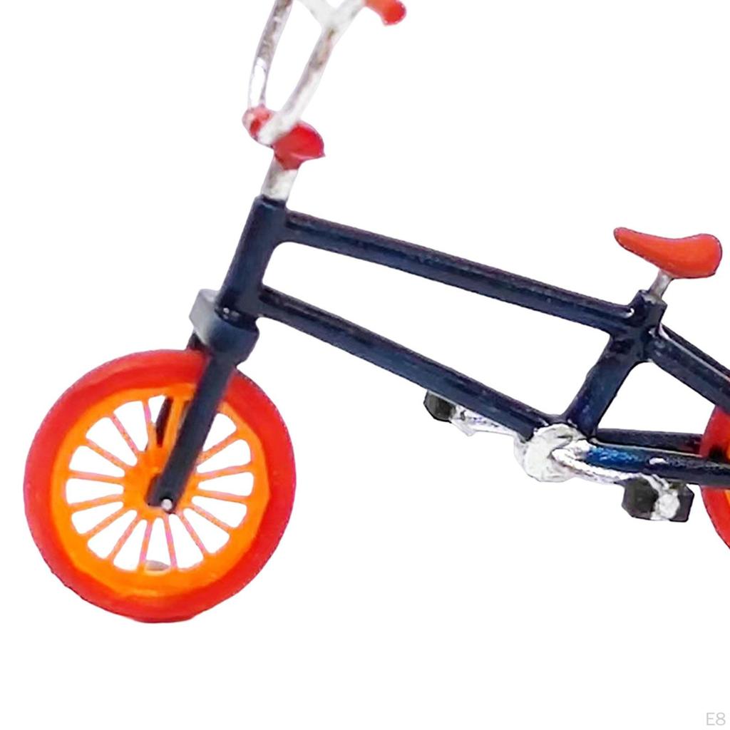 Bicycle Model Vehicles Model, Mini Road Toys, Office Home Office, Miniature Figurines,