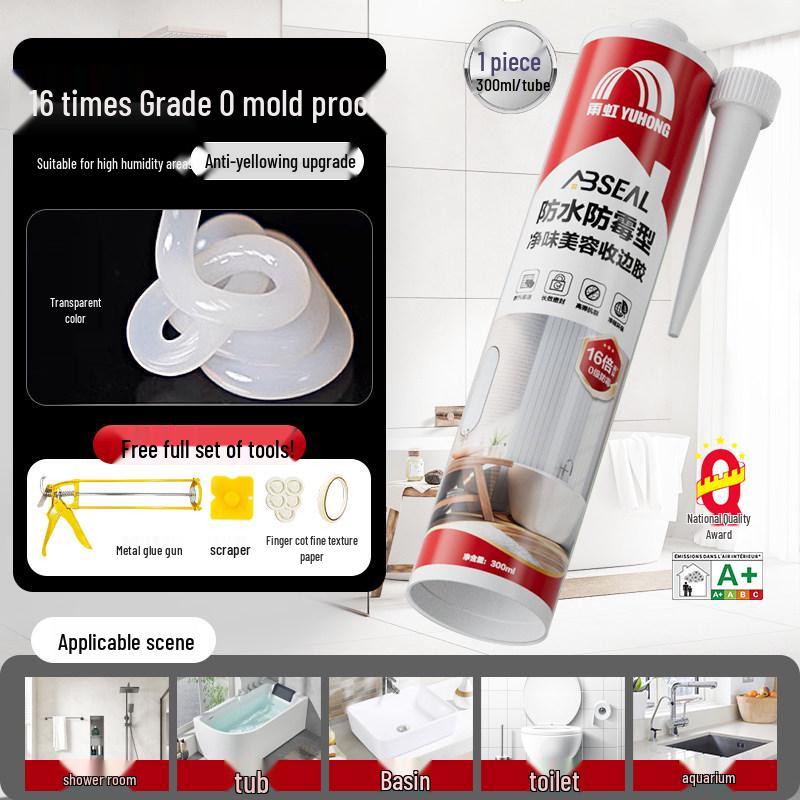 Yuhong Silicone Kitchen & Bathroom Waterproof Mildew-Proof Sealant for Countertops and Basins